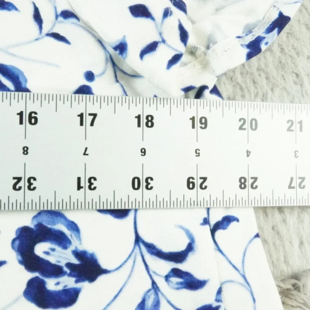 J.Jill Wearever Collection T-Shirt Dress Womens Petite Medium Floral Print - Picture 7 of 13